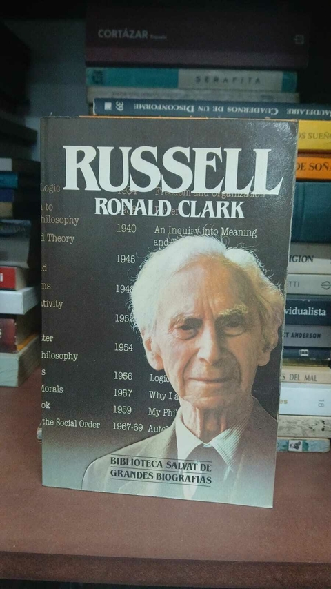 Russell - Ronald Clark -precio libro- Editorial Biblioteca Salvat ISBN 9788434581456