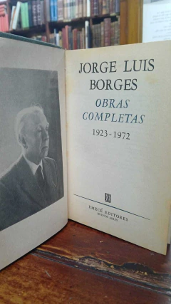 Obras completas Borges 1923 - 1972 - Jorge Luis Borges - Precio Libro Emecé Editores - Año de Edición 1974