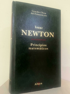 Principios matemáticos - Isaac Newton - Precio Libro editorial Altaya - ISBN 8448701402 9788413629414
