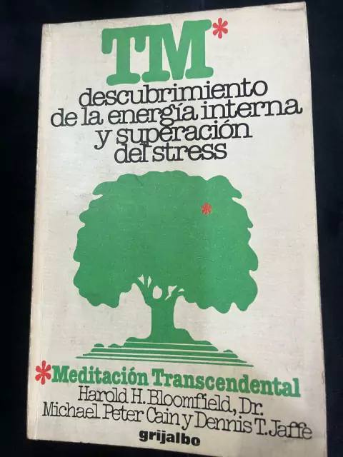 TM descubrimiento de la energía interna y superación del stress - Precio Libro Editorial Grijalbo - ISBN: 9502800508