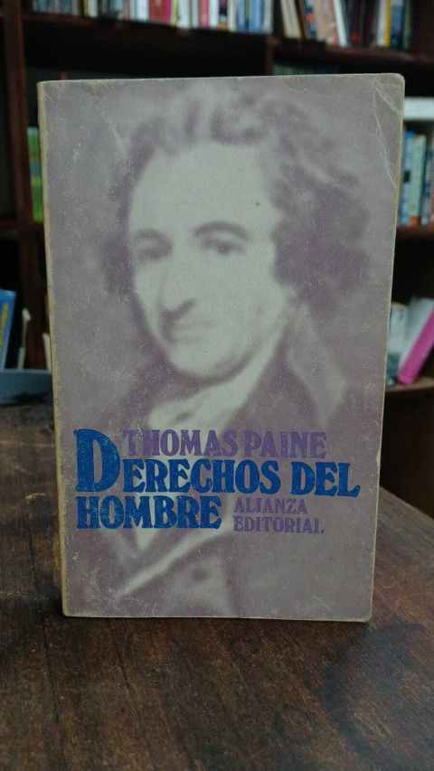 Derechos Del Hombre, Thomas Paine -precio del libro - Editorial Alianza ISBN 9786071651471