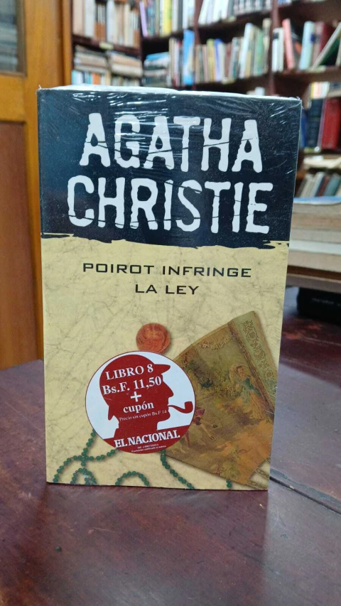 Agatha Christie Poirot Infringe La Ley -precio libro- Periodico El Nacional