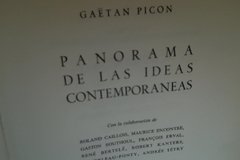 Panorama de las ideas contemporáneas - Gaetan Picon - Ediciones Guadarrama - Precio Libro