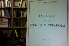 Las leyes de la evolución creadora - José Tomás Zebeiro - Precio Libro - Instituto de Investigaciones energéticas - Año de Edición 1975