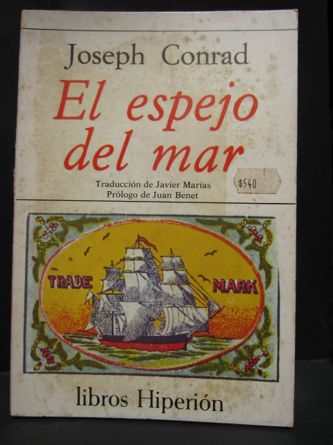 El espejo del mar - Joseph Conrad - Precio libro editorial Hiperión - ISBN: 84-7517-047-1