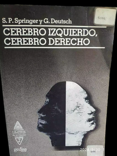Cerebro izquierdo, cerebro derecho - S.P. Springer y G. Deutsch - precio libro - Gedisa - ISBN: 84-7432-189-1 - comprar online