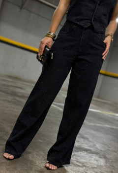 Calça Wide Leg Brilho - comprar online