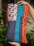 Neceser impermeable - telas recuperadas 18 x 38 cm - comprar online