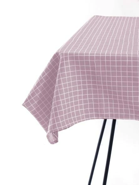 Mantel IMPERMEABLE Cuadrillé Lila