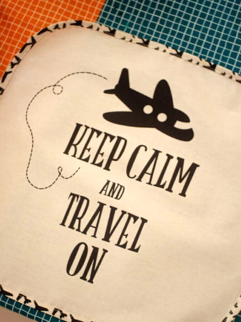 Individuales - Keep calm & travel on - comprar online