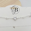 PU 1163 - Pulsera REGULABLE CORAZON cristal (PL) - comprar online