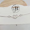 PU 1221 - Pulsera REGULABLE corazon cubics (PL) - comprar online