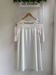 VESTIDO BB DAKOTA IMPORT BLA T.S/M; (15499)