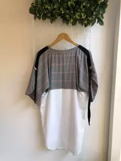 VESTIDO ZARA CUADROS GR T.S (22232)