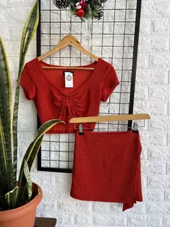 CONJUNTO DHARMA LUREX ROJ T.S/2 (24527) - Hula Punch