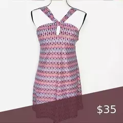 VESTIDO DE MALLA ATHLETA VIO NUEVO T.M (24855) - Hula Punch