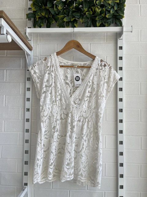 BLUSA TWENTY ONE ENCAJE T.M BL (51315)