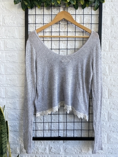 CAMISETA HOLLISTER CROP KNIT T.M GR (35991) - tienda online