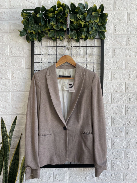 BLAZER ZARA BASIC ALG T.XS BEI (49665)
