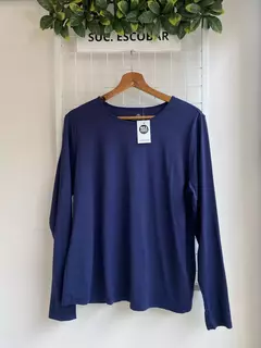 CAMISETA LANDS END NUEVA AZ T.L (E14688)