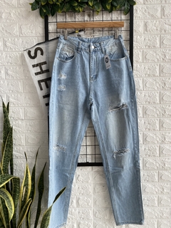 JEAN SHEIN MOM ROTURAS NUEVO T.S/36 CEL (37667) - comprar online
