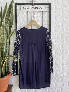 VESTIDO ACMY BORDADO AZ T.M (25127) en internet