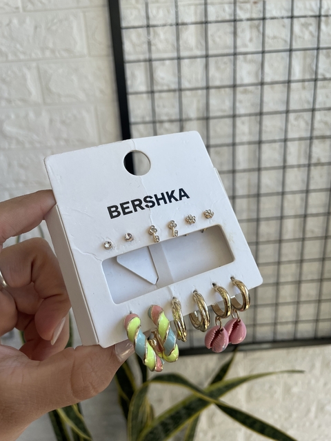 SET BERSHKA X6 CARACOL ROS (37838) - comprar online