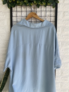 MAXI CAMISA SIN OVERSIZE T.U CEL (39012)
