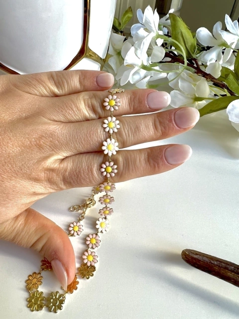 COLLAR MARGARITAS ROSE