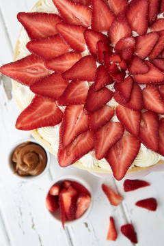 Torta de frutillas con sablé - Lulu market