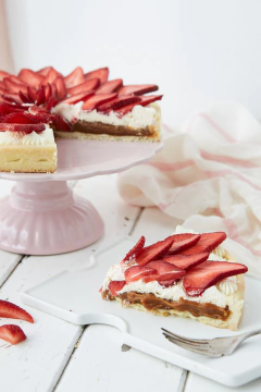 Torta de frutillas con sablé - comprar online