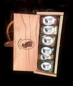 Caja de Especias de Madera