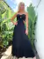 VESTIDO PULAU black