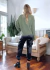 SWEATER CON CUELLO SET green