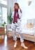 PANTALON GLAM silver - comprar online