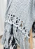 RUANA FRINGES grey - comprar online