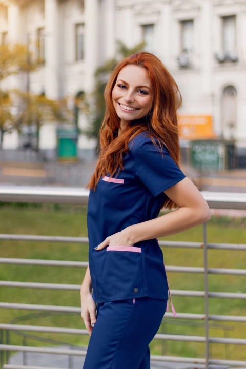 ambo arciel mujer azul marino