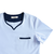 Ambo Emilia celeste y marino - tienda online