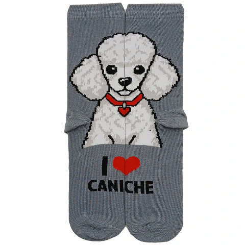 Medias I Love Caniche