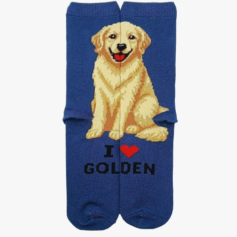 Medias Pet Lovers - I Love Golden