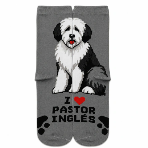 Medias Pet Lovers - I Love Pastor Ingles