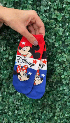 Soquetes Mickey and Minnie - Talles niños en internet
