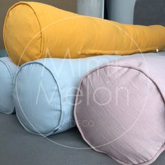 Almohadones rollo / caramelo tusor color - comprar online