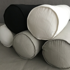 Imagen de Almohadones rollo / caramelo tusor color