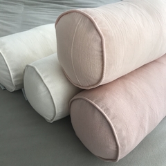 Almohadones rollo / caramelo tusor color - comprar online