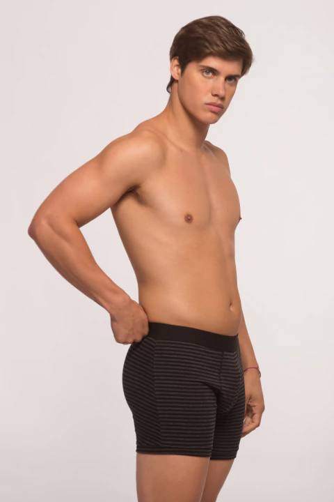 Boxer algodón y lycra LARGO estampado - comprar online