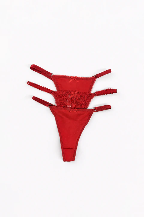 Tripack less rojo