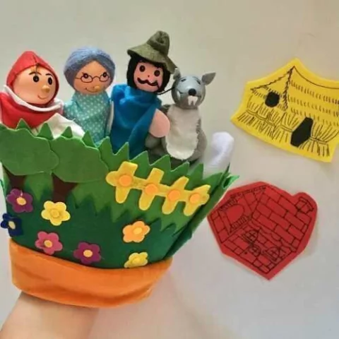 Títere Guante Caperucita Roja