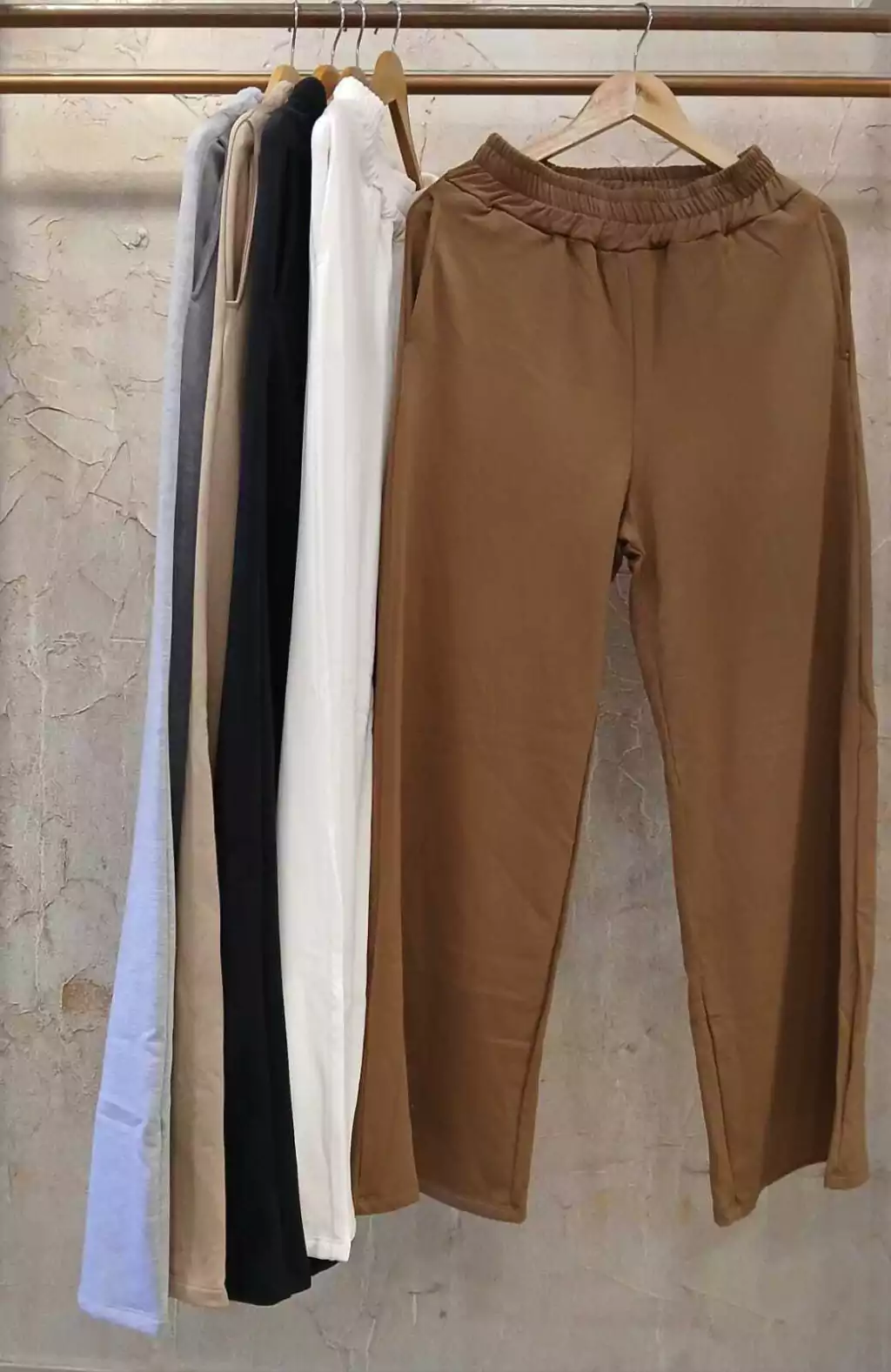 WIDE LEG ALGODON FRISADO