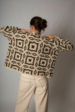 Imagen de sweater Munster chocolate & crudo mohair-PRE ORDER -Entregas primer quincena de ABRIL